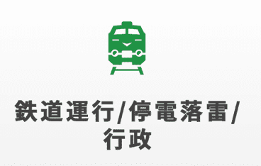 鉄道運行／停電落雷／行政