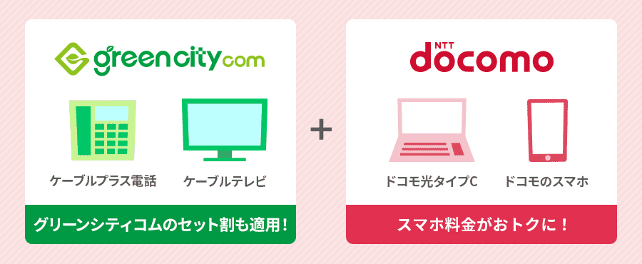 ドコモユーザー必見！グリーンシティコムの光インターネットがドコモ光として利用できる！